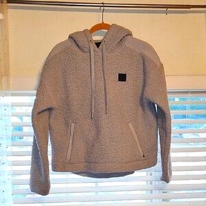 Under Armour Women's Gray Sherpa Hoodie Sweater, Size: L